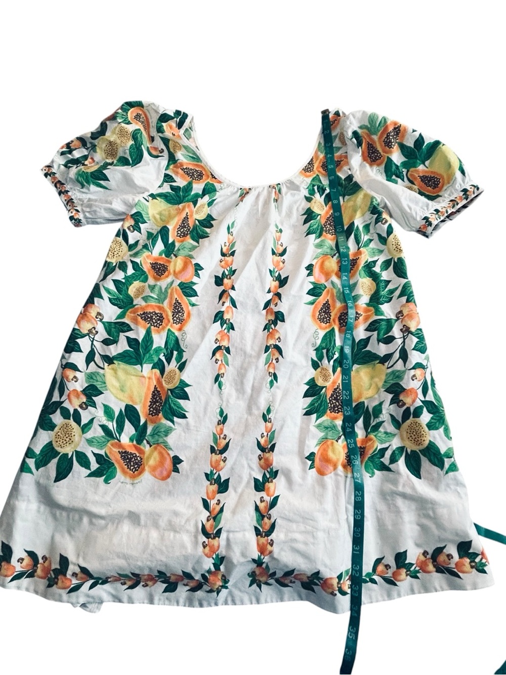 FARM Rio Papaya Salad Scarf Mini Dress size medium - Picture 4 of 8